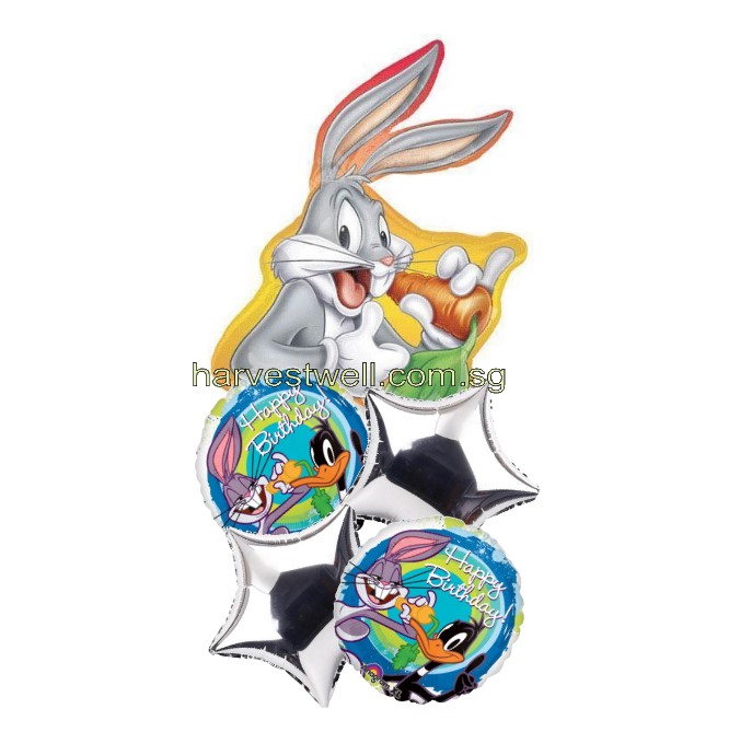 Looney Tunes Bugs Bunny Balloon Bouquet Singapore
